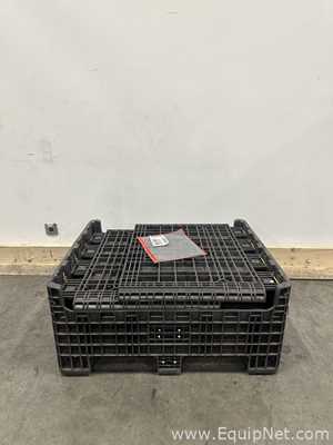 Lot Of 10 Orbis Heavy Duty Collapsible Storage Bins