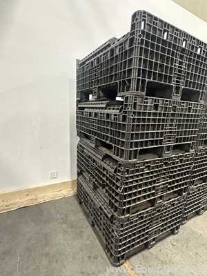 Lot Of 10 Orbis Heavy Duty Collapsible Storage Bins
