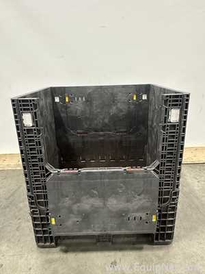 Lot Of 5 Orbis Heavy Duty Collapsible Storage Bins