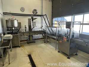 KTM Troxler TA14 Filler with TV2000 Capper and Enos Pressure Sensitive Labeler