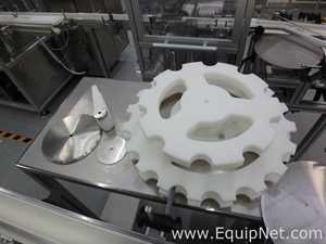 Maquina Monobloque de Llenado-Tapado de Frasco marcaRomacoMacofar modeloLVI4 con Equipos Perifericos