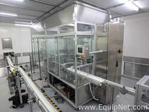 Maquina Monobloque de Llenado-Tapado de Frasco marcaRomacoMacofar modeloLVI4 con Equipos Perifericos
