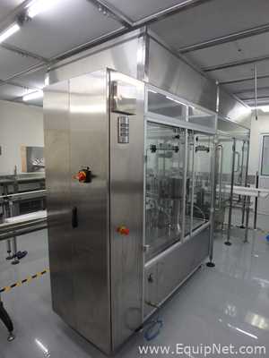 Maquina Monobloque de Llenado-Tapado de Frasco marcaRomacoMacofar modeloLVI4 con Equipos Perifericos