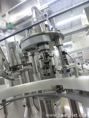 Maquina Monobloque de Llenado-Tapado de Frasco marcaRomacoMacofar modeloLVI4 con Equipos Perifericos