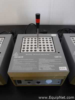 Lot of 3 Grant Instruments QBT2 Heat Blocks