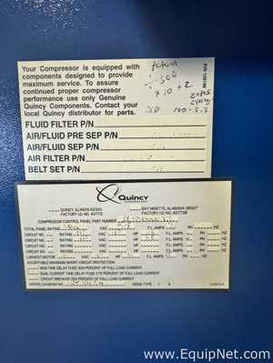 Compresor Diversos Quincy Compressor QGV-40