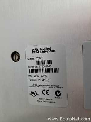 PCR y Termociclador Applied Biosystems ABI PRISM 7000