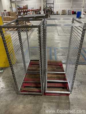 Lot of 4 Channel Manufacturing RIW-29 Bun Pan Racks