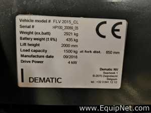 Dematic FLV 2015 CL Laser Automated Guided Fork Lift Truck