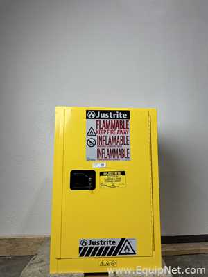 Armário de Armazenamento para Inflamáveis JustRite Requisitos de Ar 12 gallons GALS.  12 Galão