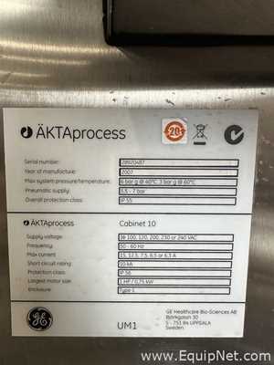GE Healthcare AKTA Process Chromatography Skid