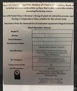 Extractor Hal Extraction Technology 180U