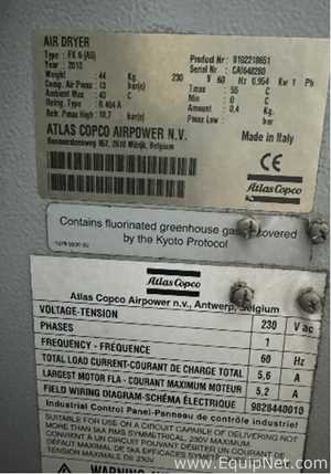 Secador de Ar Atlas Copco FX6