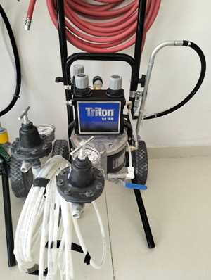 Cabina de Pintura por Pulverización Graco TRITON