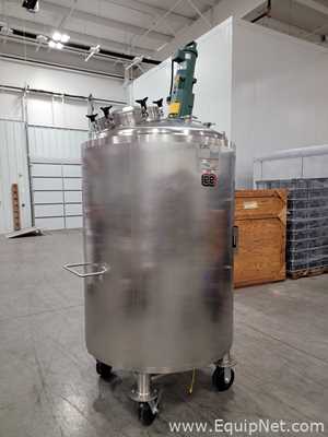Lee Industries 1500 Liter Stainless Steel Jacketed Mixing Tank