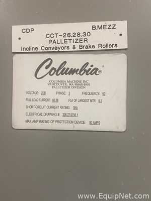 Paletizador Columbia Machine, Inc. HL6000-RR-AB-0907
