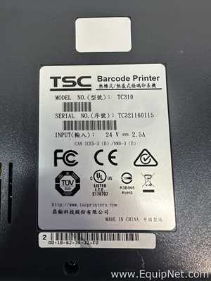 Impresora, Escáner o Copiadora TSC Printers TC310