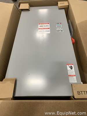 One Lot of Three Siemens HR365RA 600VAC - 400 Amp Heavy Duty Safety Switch