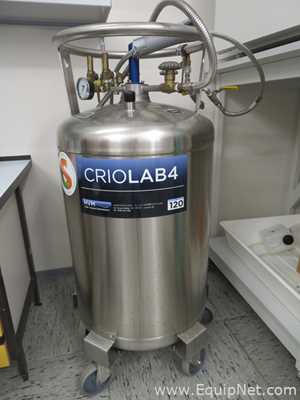 HVM Criolab4 120 Liter Cryogenic Tank