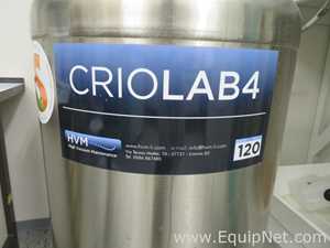 HVM Criolab4 120 Liter Cryogenic Tank