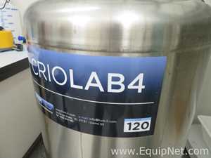 HVM Criolab4 120 Liter Cryogenic Tank