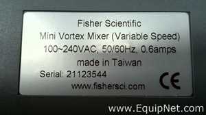 Lot of 6 Fisher Scientific Mini Vortex Mixers