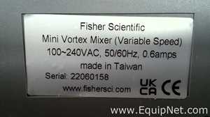 Lot of 6 Fisher Scientific Mini Vortex Mixers
