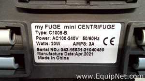 Lot of 6 Benchmark Scientific MyFuge Mini Centrifuges
