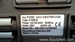 Lot of 6 Benchmark Scientific MyFuge Mini Centrifuges
