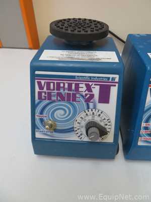 Lot of 2 Scientific Industries, Inc. Vortex Mixers
