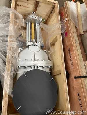 Unused Lot Of Two Neway Size 18 Gate Valves