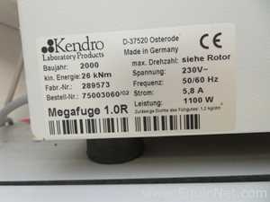 Heraeus Megafuge 1.0R Laboratory Centrifuge