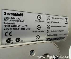 Mettler Toledo Seven Multi pH and Conductivity Meter