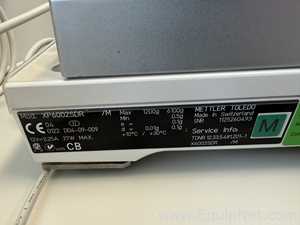 Mettler Toledo XP6002S Delta Range Balance with BT-P42 Rue Printer and Power Supply