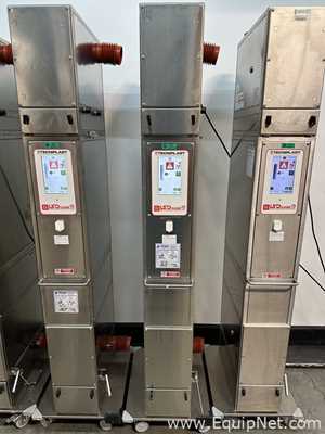 Lot of 2 Techniplast ISO96PFEUS and 2 ISO36PFEUS IsoCage Cage Controllers
