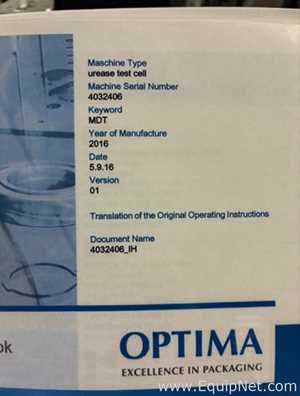 Optima Urease Test Cell