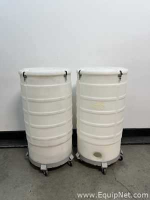 Lot of 2 200L Storage Barrels