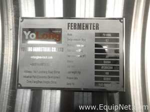 Equipamento de fabricação de cerveja e destilação YoLong Industrial FV-10BBL. Sem Uso