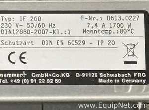 Incubadora Memmert IF 260