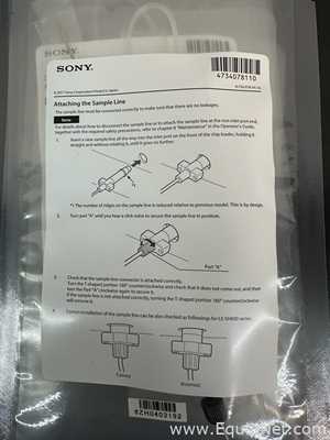 Sony LE-SH800ZFP Cell Sorter With Fludics Cart Jun-Air 85R-4P And SAFE System Smoke Evacuator