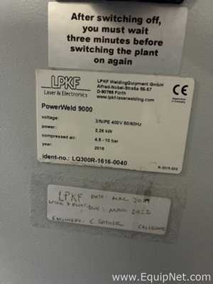 LPKF Laser n Electronics Powerweld 9000 Laser Welder