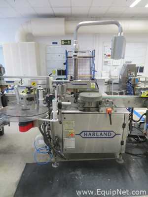 Harland Labelling Machine With Intron EBS-6000 Industrial Inkjet Printer - Line Rationator 26