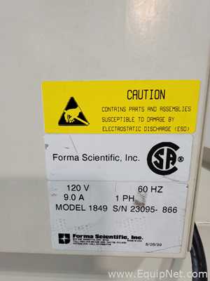 Forma Scientific 1849 Fume and Flow Hood