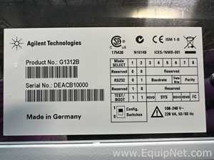Agilent Technologies HPLC System With 1260 FLD Spectra, 1260 DAD, And 1290 ELSD Detectors