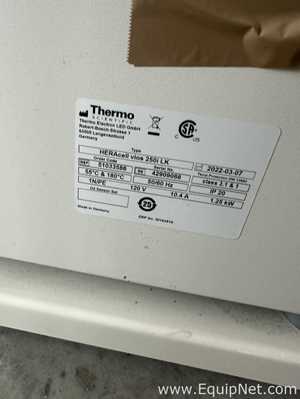 Thermo Scientific HeraCell vios 250i LK CO2 Double Stack Incubators
