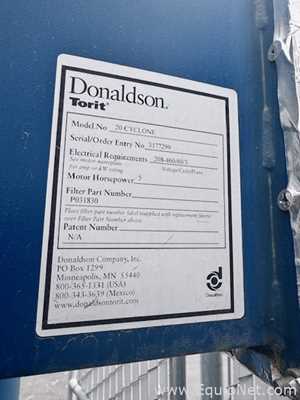 Separador Ciclónico y por Aire Donaldson Torit 20 Cyclone