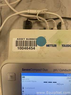 Lot of 2 Mettler Toledo Seven Compact Duo S213 pH Meters