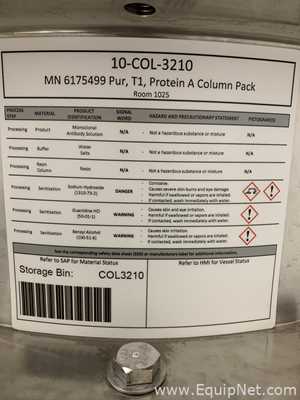 Columna de Cromatografía Acero inoxidable Mann Welding 80 Gallon