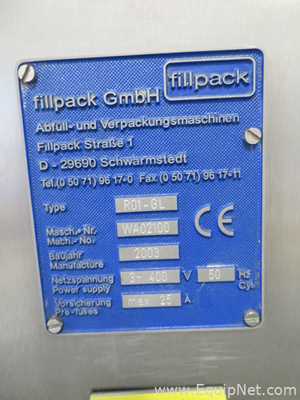 Línea de Línea de Empaque Fillpack GmbH 