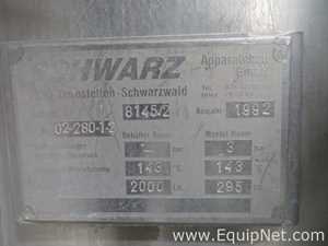 Recipiente de Mistura aço inox Schwarz Dornstetten .  800 Litros